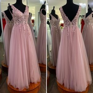 COPY - Mauve Bridesmaids dress tulle skirt beaded top